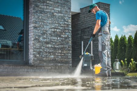 Walker pressure washing