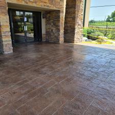 Decorative concrete installation