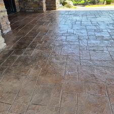 Decorative concrete installation