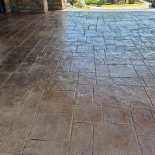 Decorative concrete installation