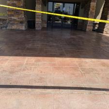 Decorative concrete installation