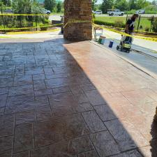 Decorative concrete installation