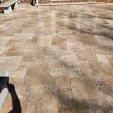 Patio cleaning sealing