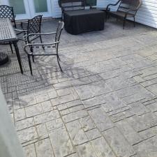 Concrete patio gramercy