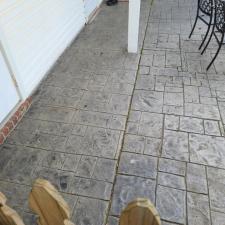 Concrete patio gramercy